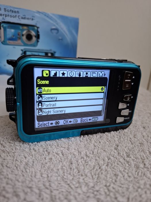 Cameră Dual Screen Waterproof UHD 4K 56 MP