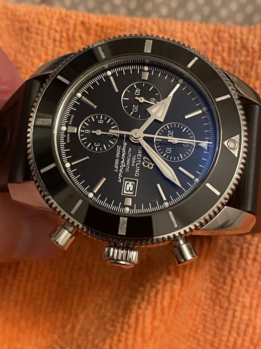 Breitling Superocean Heritage diver 200m bezel ceramic