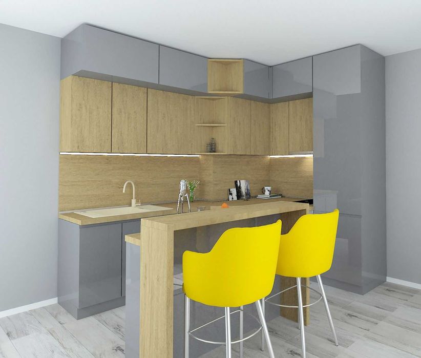 Изработка на мебели и кухни по индивидуален 3D проект на Аутокад