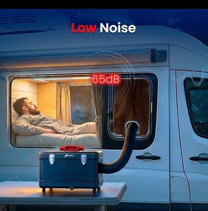 Incalzitor diesel portabil Hcalory TC2S + adaptor 220V,sirocou webasto