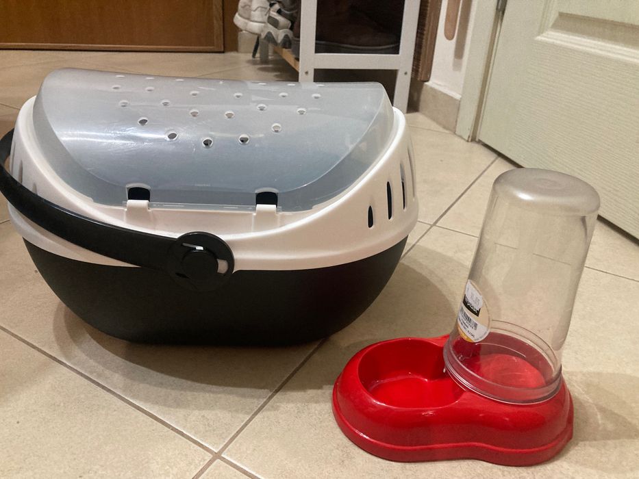 Транспортна клетка за гризачи + подарък хранилка