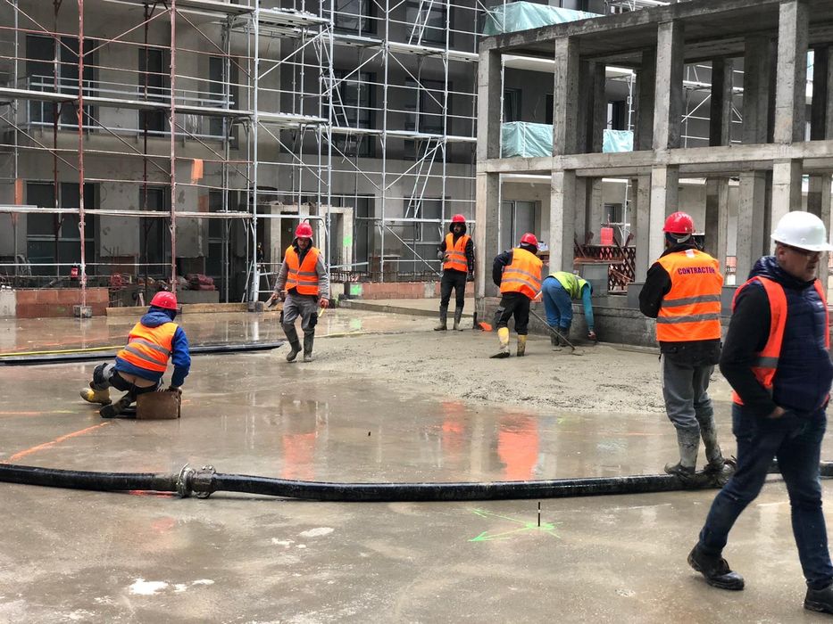 Elicopterizare Beton Industrial, ciment  finisat, sclivisit, periat