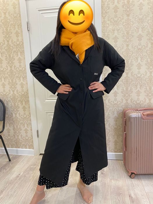 Черная зимняя куртка