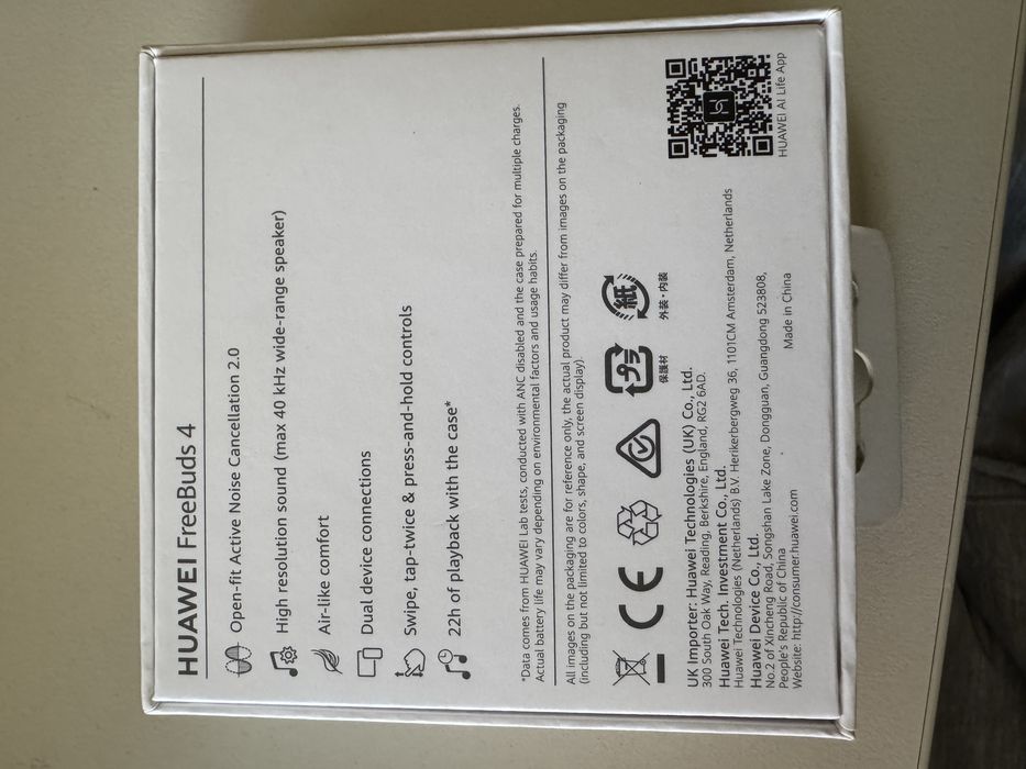 Слушалки Huawei freebuds 4