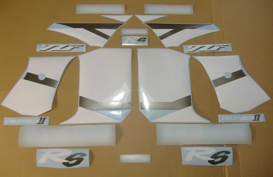 Стикери Yamaha R6 1-во поколение 1999г-2002г лепенки Ямаха р6 rj03