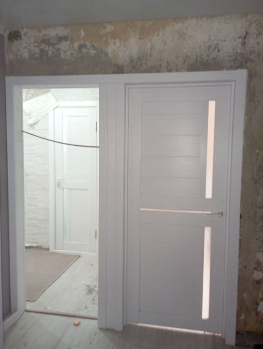 Установка дверей.