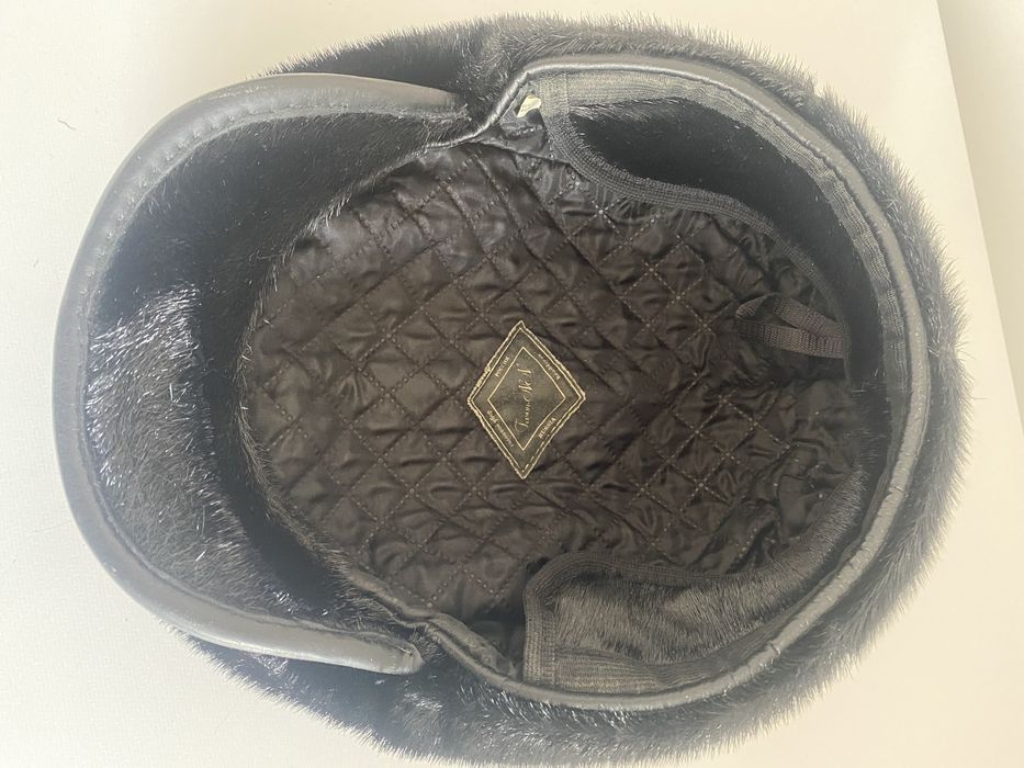 Кепка мужская из меха нерпы