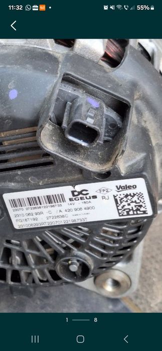 Vand alternatoare si compresoarede aer   dacia renault 1.0tce 1.3tce 1.5dci 926008942R 92600157R 231001993R 231006293R 231007769R