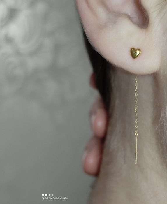 Золото 750 серьги