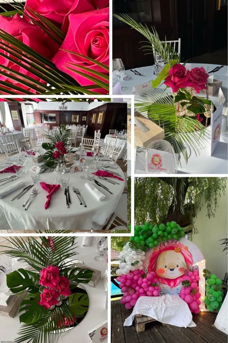 Decor BOTEZ ALL INCLUSIVE (litere volumetrice, photo corner baloane)