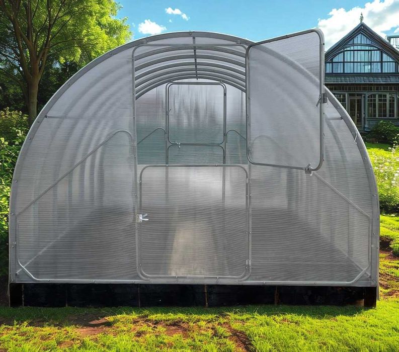 Оранжерия 3×6 м с поликарбонат 4 мм – безплатна доставка