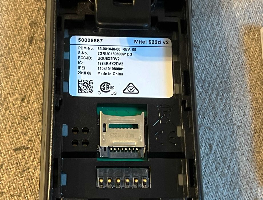 Telefon DECT Mitel 622d v2 profesional wireless VoIP baza