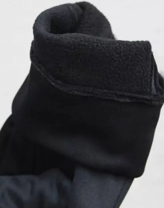 Мужские демисезонные спортивные перчатки в черном и синем цвете