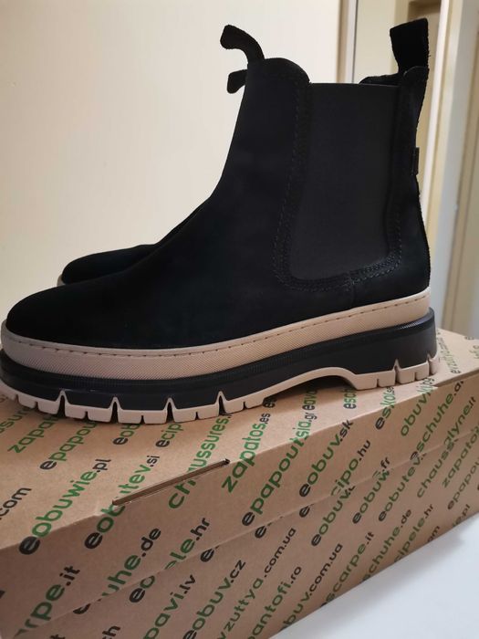 Боти черни велур Tamaris