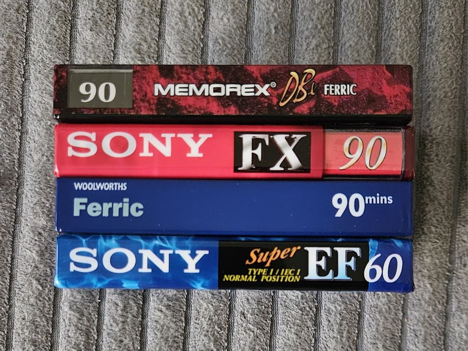 4 Casete Audio Memorex Sony Ferric