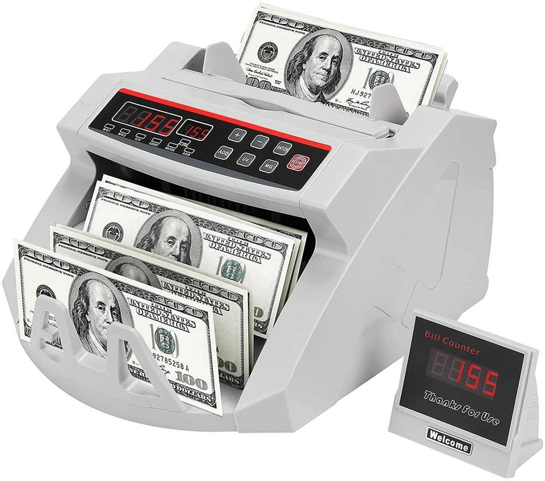 Качествина Машина за броене на банкноти с дисплей .