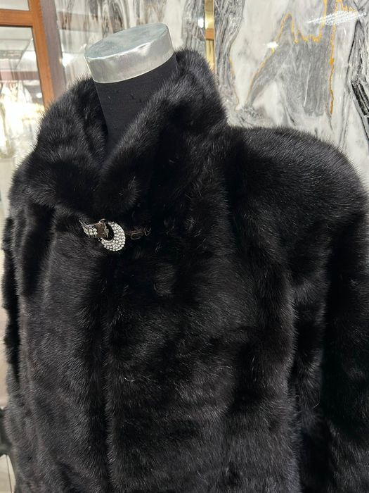 Шуба роковая коричневая