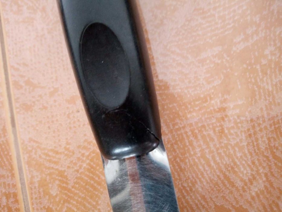 Set 5 ustensile de bucătărie din inox cu mâner negru