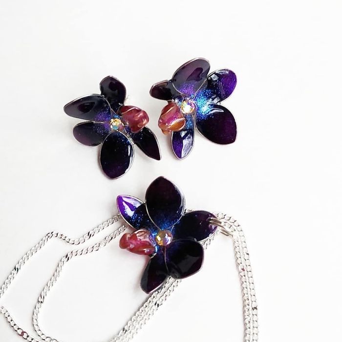 Набор украшений лунная орхидея