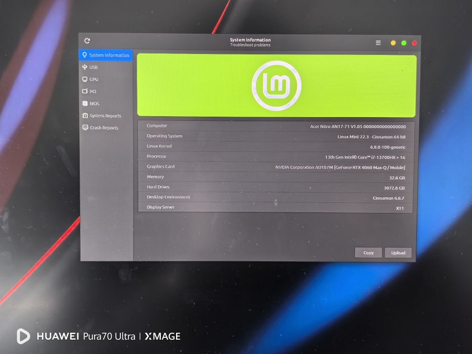 Геймърски лаптоп Acer Nitro 5 (AN17-71) | RTX 4060 | 32GB RAM | 1TB SSD