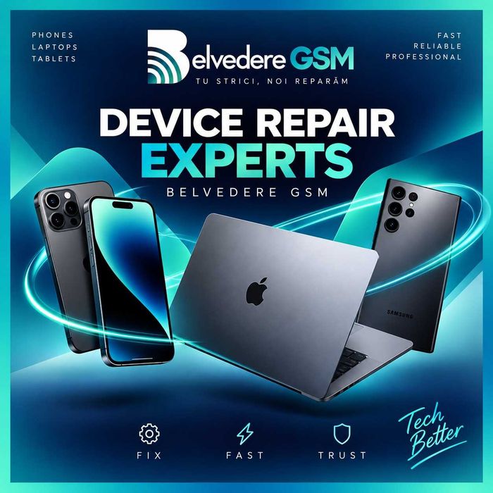 Service GSM București – Reparații Telefoane, Laptopuri, Tablete, Console