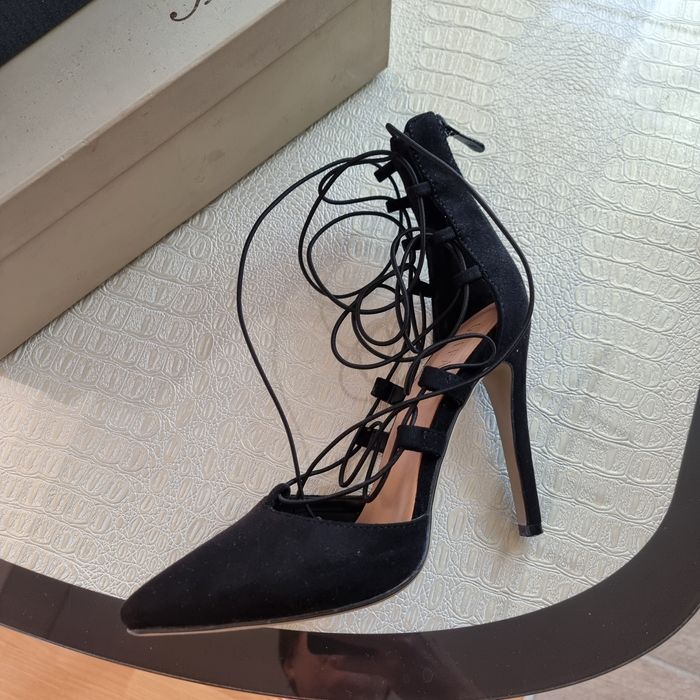 Лодочки замшевые