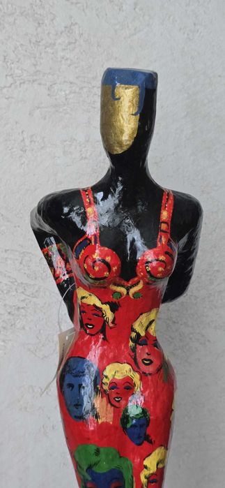 Арт дизайн, папие маше, ръчно изработени–76см