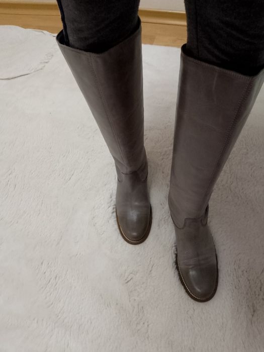 Дамски ботуши от естествена кожа номер 38