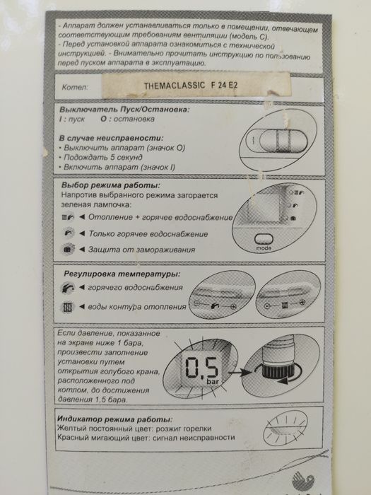 Газовый котёл.двухконтурный.