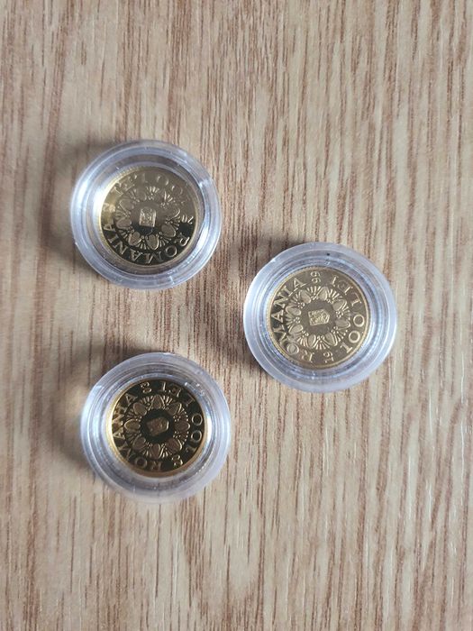 Monede numismatice BNR Aur (puritate 999,9) 1999 - 2002 - 2003 - 2010