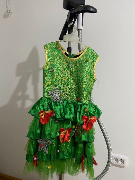 Прокат платье ёлочка