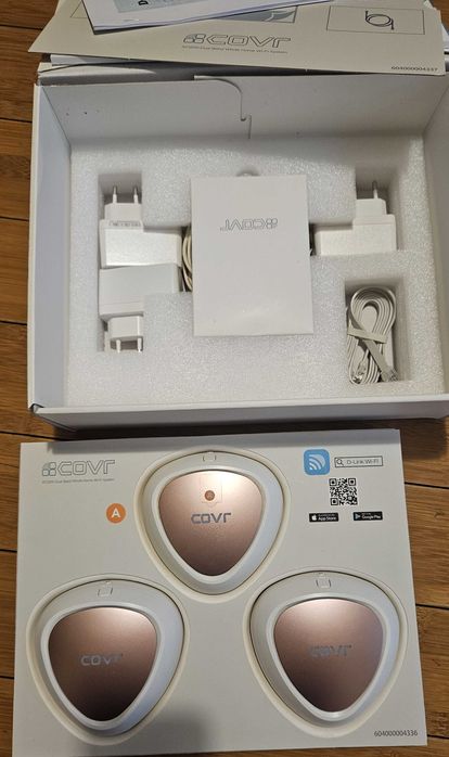 Router Wi-Fi Mesh D-Link COVR-C1203, 3-Pack, AC1200, Gigabit