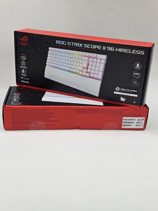Tastatura Gaming ASUS ROG Strix Scope II 96 White NX Snow Switch Mecanica