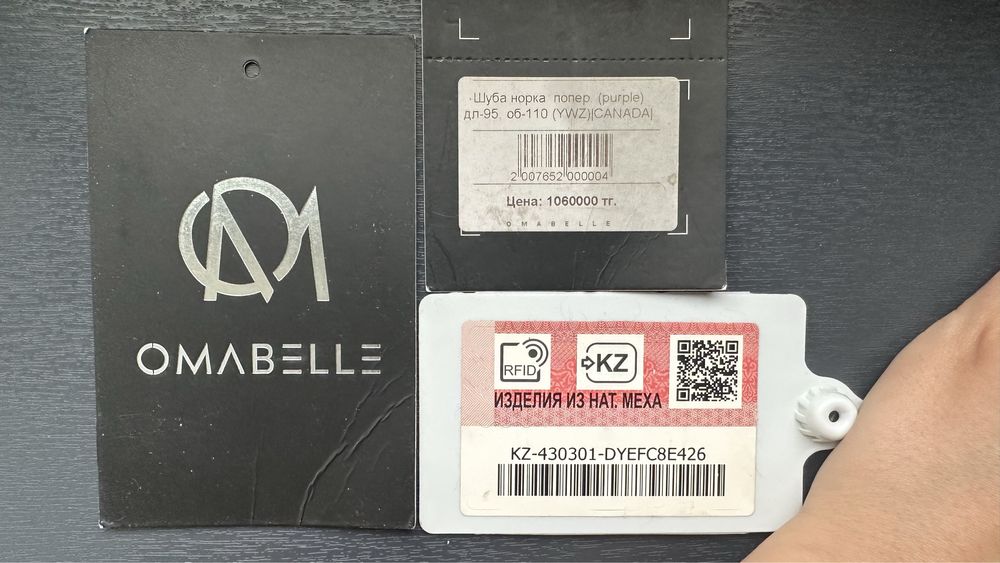 Шуба норковая 48 pp Omabelle