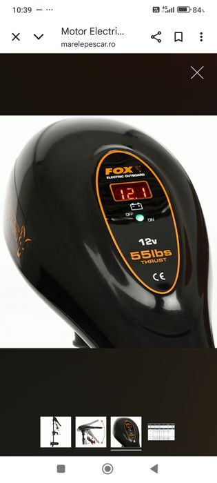 Motor electric barcă 55 lb fox