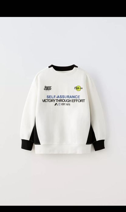 Zara нови sweatshirt момче/момиче 13-14 години 164см