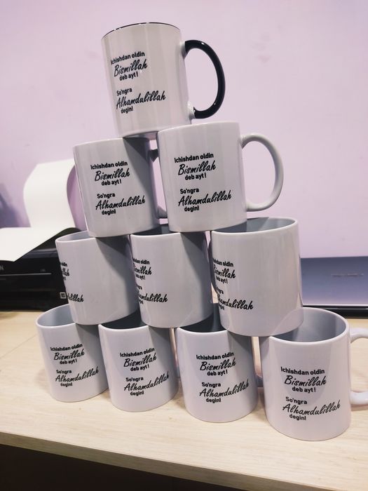 Печать на кружки ваши фото или логотипы под заказ. Подарок!