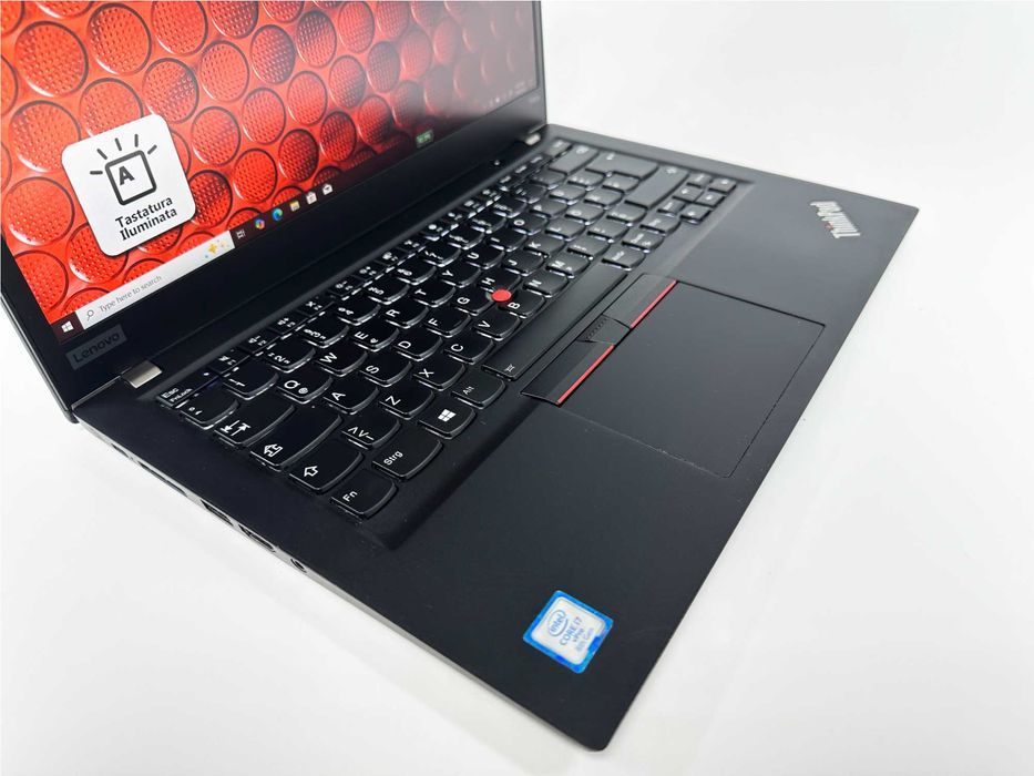 Laptop Lenovo Thinkpad T490s Intel i7 16 gb ram 128 gb ssd Ecran 14 inch Full HD Touchscreen  Design slim Gama business Factura si Garantie 12 luni