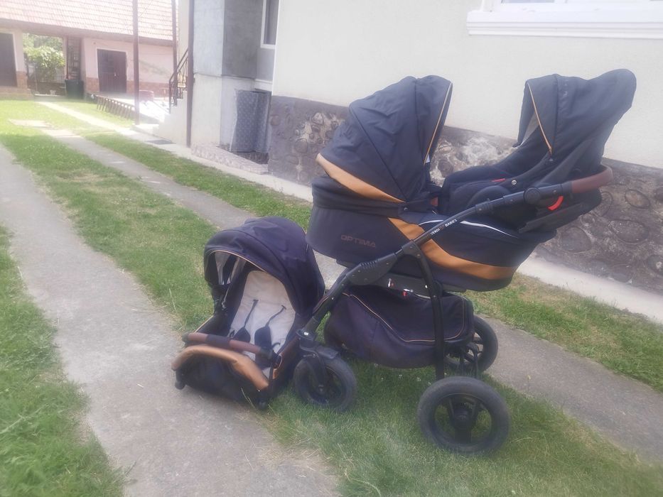 Cărucior 3/1  Optima Dark Blake Gold