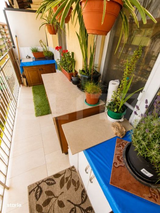 Apartament decomandat, mobilat si utilat, 32,5 mp utili, balcon