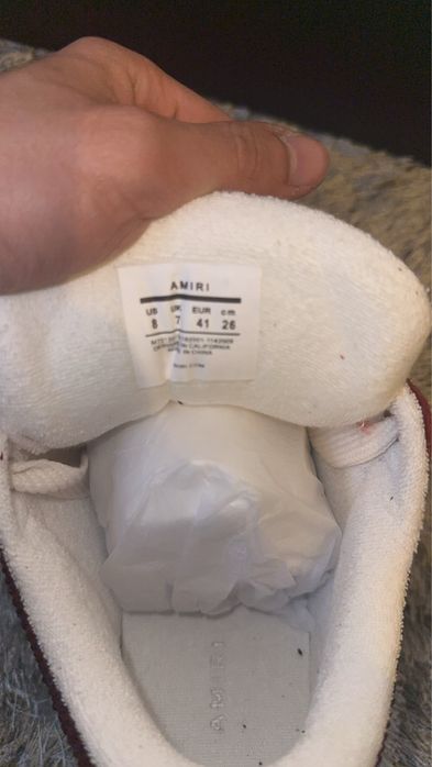 Amiri Ma-1 Crystal Red 41-45