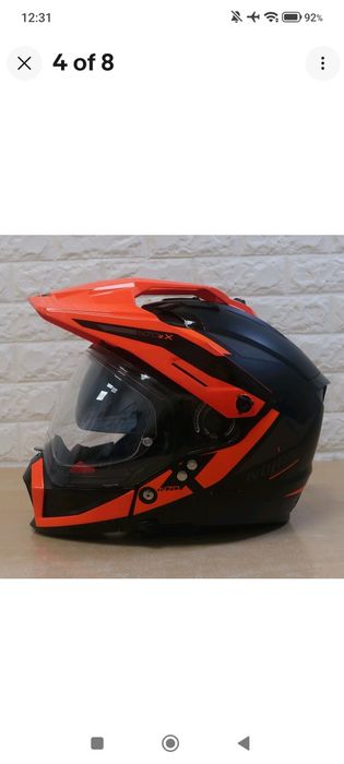 Каска Nolan N70-2 X ECE 22.06 Stunner N-Com Flat Black/Orange - M