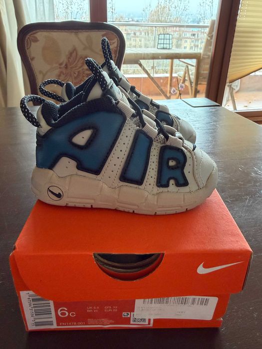 NIKE Спортни обувки Air More Uptempo бебе, деца, 21 номер