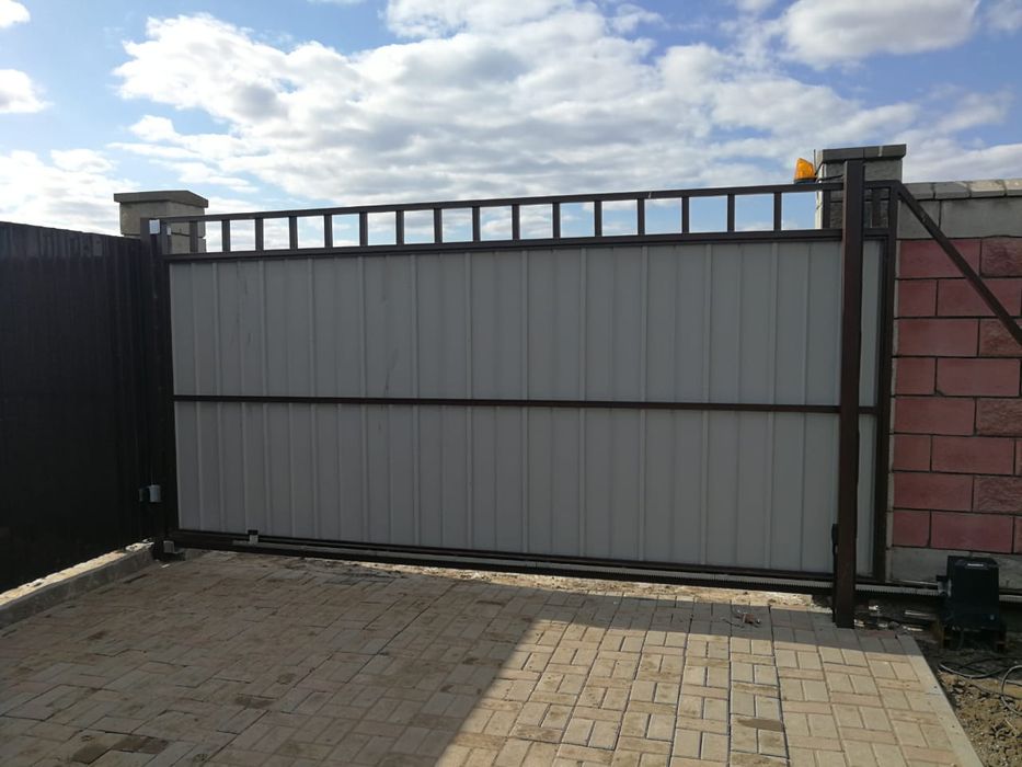 Откатные ворота под ключ