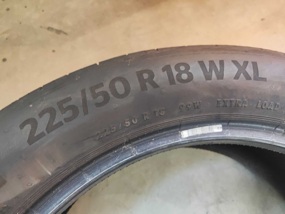 2бр.летни гуми 225/50/18 Continental