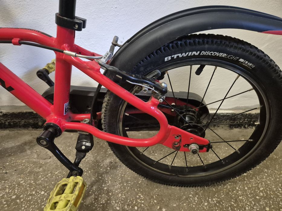 Bicicleta copii 4-7 ani BTWIN Racing 900 16"  Cadru Aluminiu