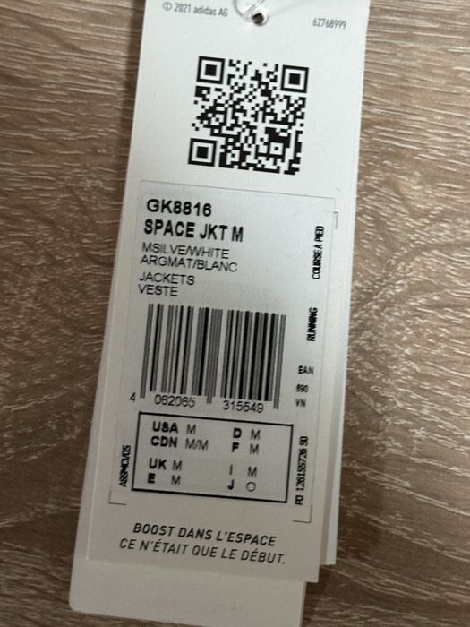 Adidas Marathon Space Race Hoodie Jacket