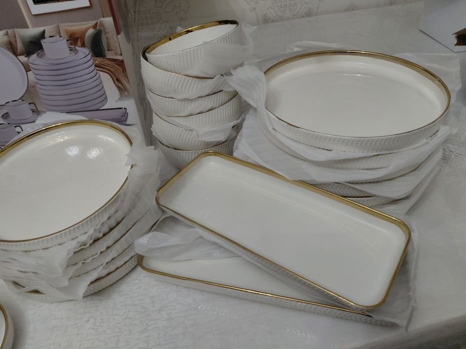 Сервиз на 6 персон предметов 32,столовый керамика