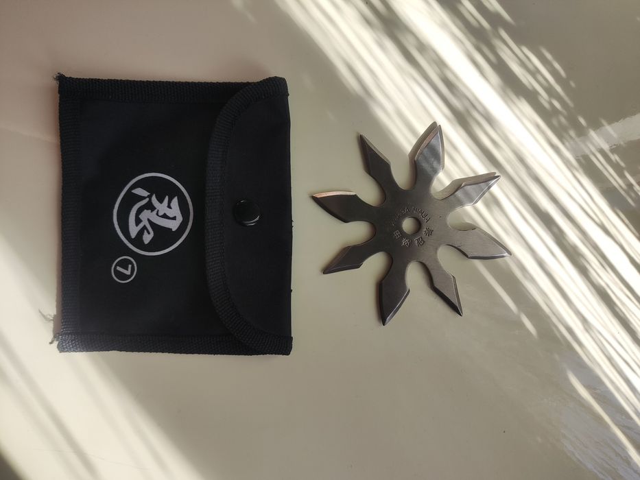 Оригинален метален шурикен с 8 остриета