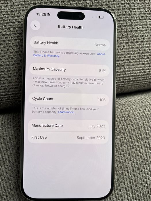 Apple Iphone 15 Pro 1TB Natural Titanium
